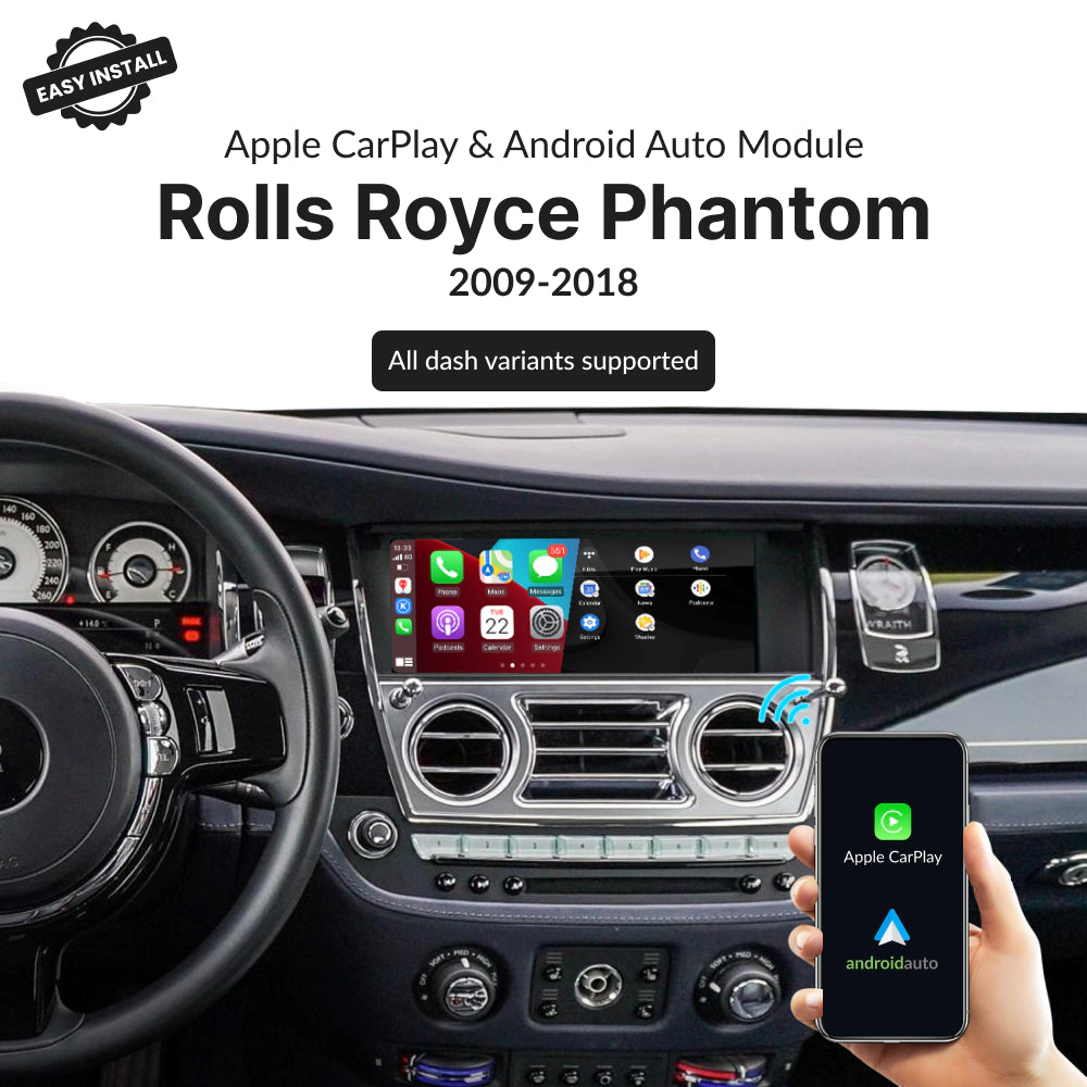 Rolls Royce Phantom 2009-2018 — Wireless Apple CarPlay & Android Auto Module 2009