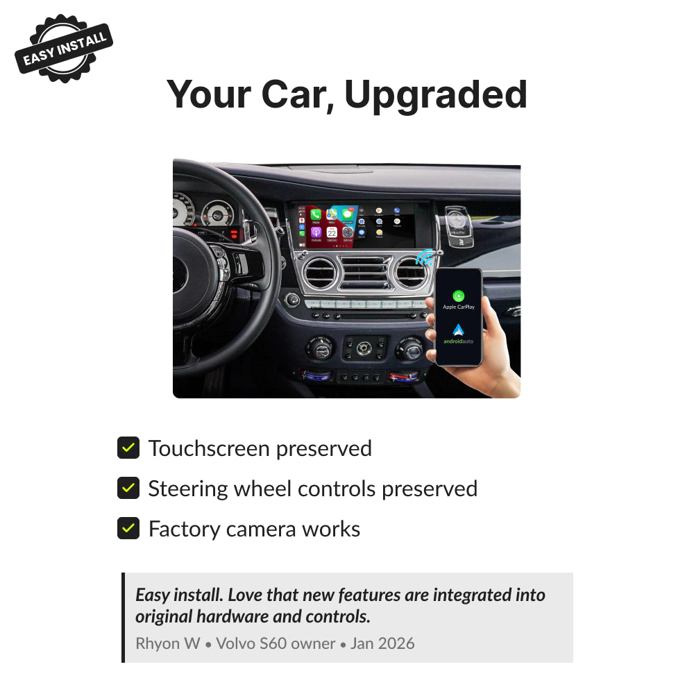 Rolls Royce Phantom 2009-2018 — Wireless Apple CarPlay & Android Auto Module 2009