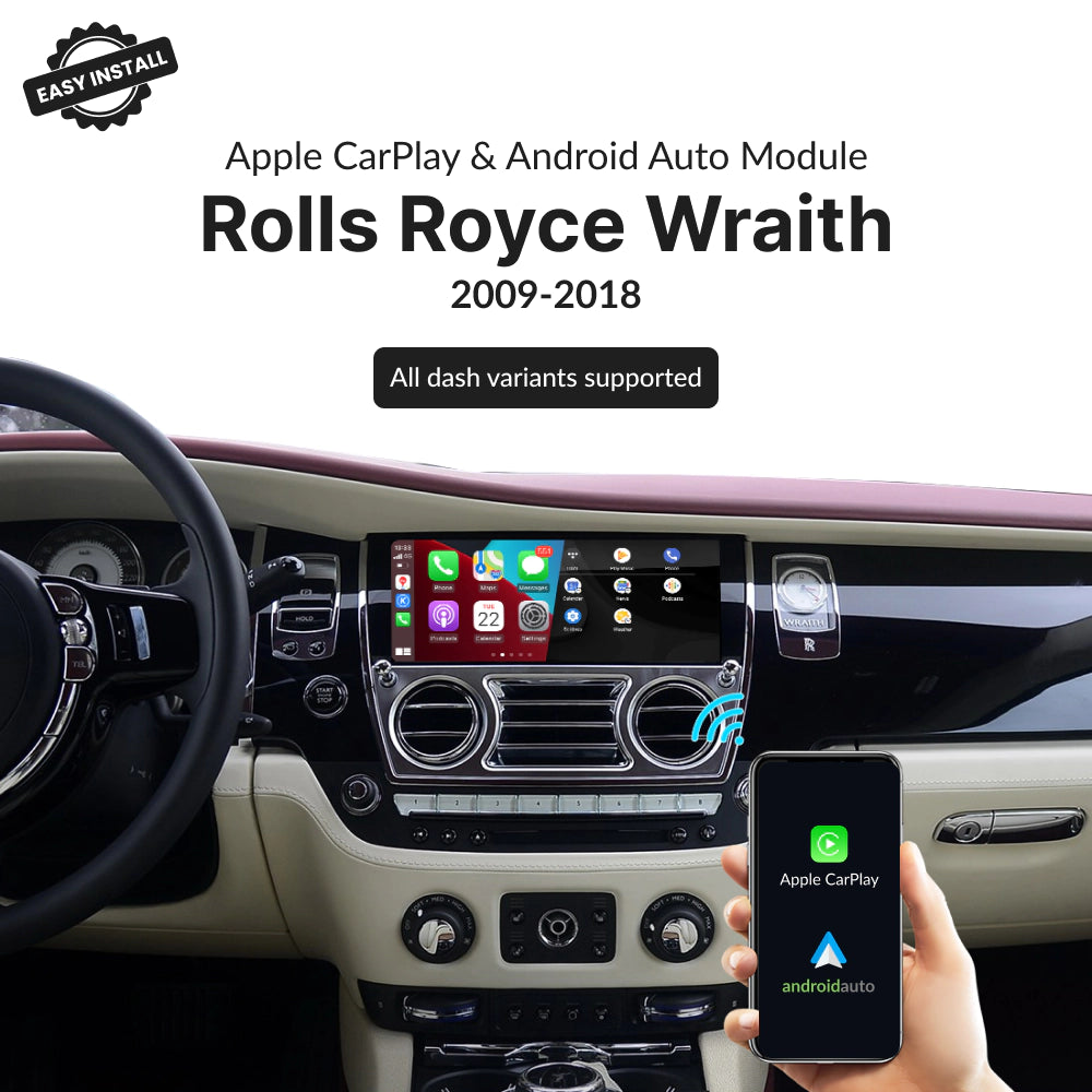 Rolls Royce Wraith 2009-2018 — Wireless Apple CarPlay & Android Auto Module 2012