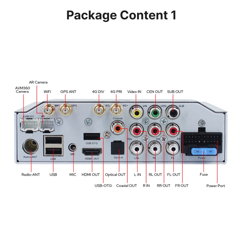 Premium Single Din 9” Universal CarPlay & Android Auto Head Unit with Volume Knob