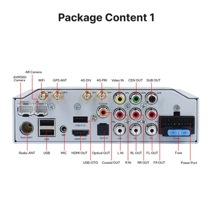 Premium Single Din 13.3” Universal Carplay & Android Auto Head Unit