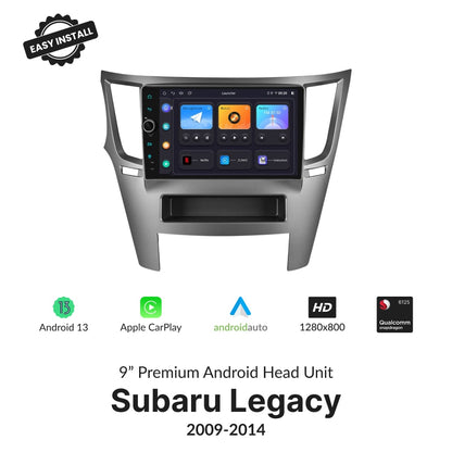 Subaru Legacy 2009-2014 — Premium 9” Carplay & Android Auto Head Unit
