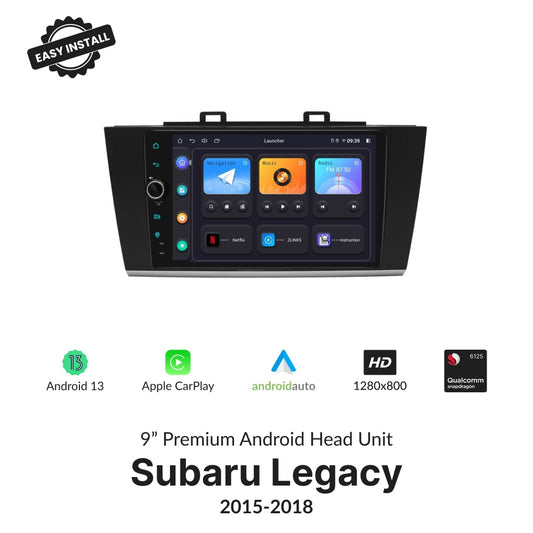 Subaru Legacy 2015-2018 — Premium 9” Carplay & Android Auto Head Unit