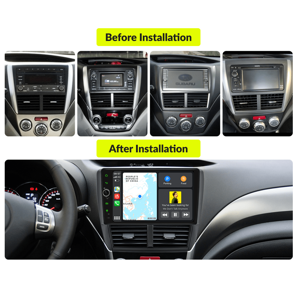 Subaru WRX 2007-2011 — Premium 9” Carplay & Android Auto Head Unit - Car Tech Studio