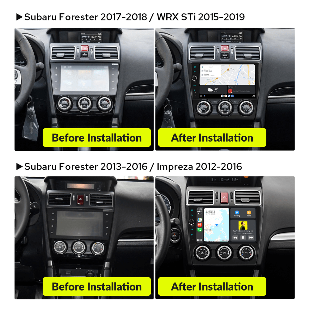 Subaru WRX STI 2015-2019 — Premium 9” Carplay & Android Auto Head Unit - Car Tech Studio