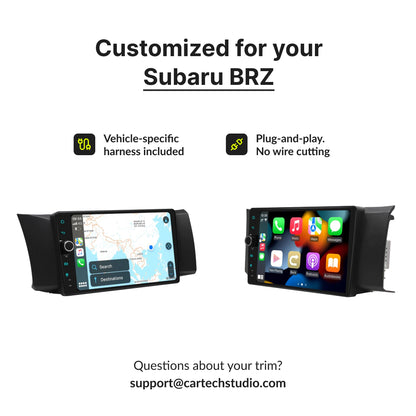 Subaru BRZ 2012-2017 — Premium 9” CarPlay & Android Auto Head Unit 2012