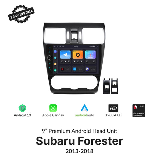 Subaru Forester 2013-2018 — Premium 9” CarPlay & Android Auto Head Unit 2013