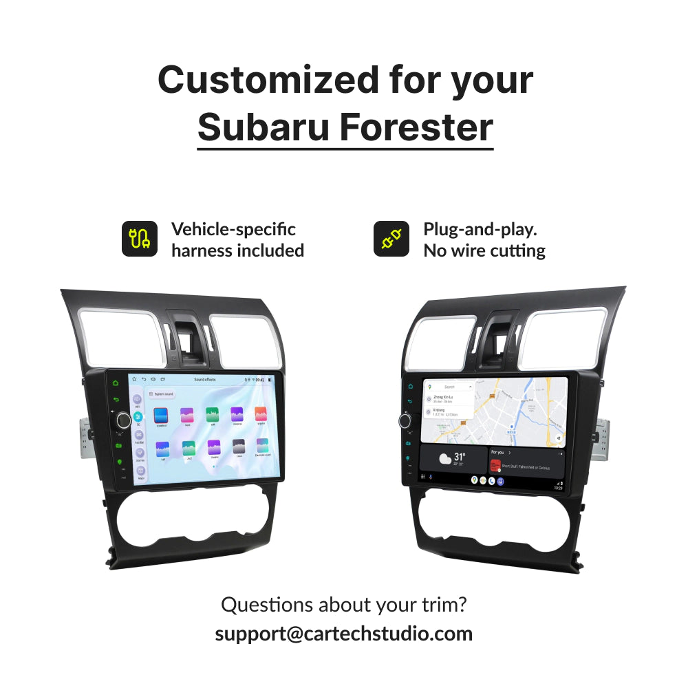 Subaru Forester 2013-2018 — Premium 9” CarPlay & Android Auto Head Unit 2013