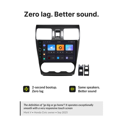 Subaru Forester 2013-2018 — Premium 9” CarPlay & Android Auto Head Unit 2013