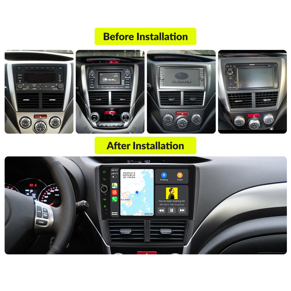 Subaru Impreza 2007-2011 — Premium 9” CarPlay & Android Auto Head Unit 2007