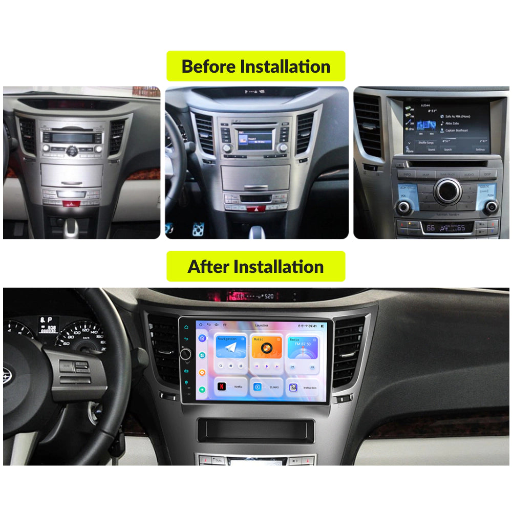 Subaru Legacy 2009-2014 — Premium 9” CarPlay & Android Auto Head Unit 2009