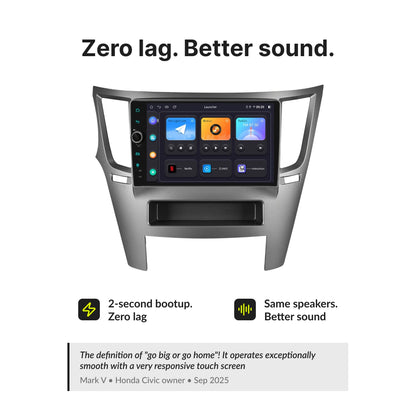 Subaru Legacy 2009-2014 — Premium 9” CarPlay & Android Auto Head Unit 2009