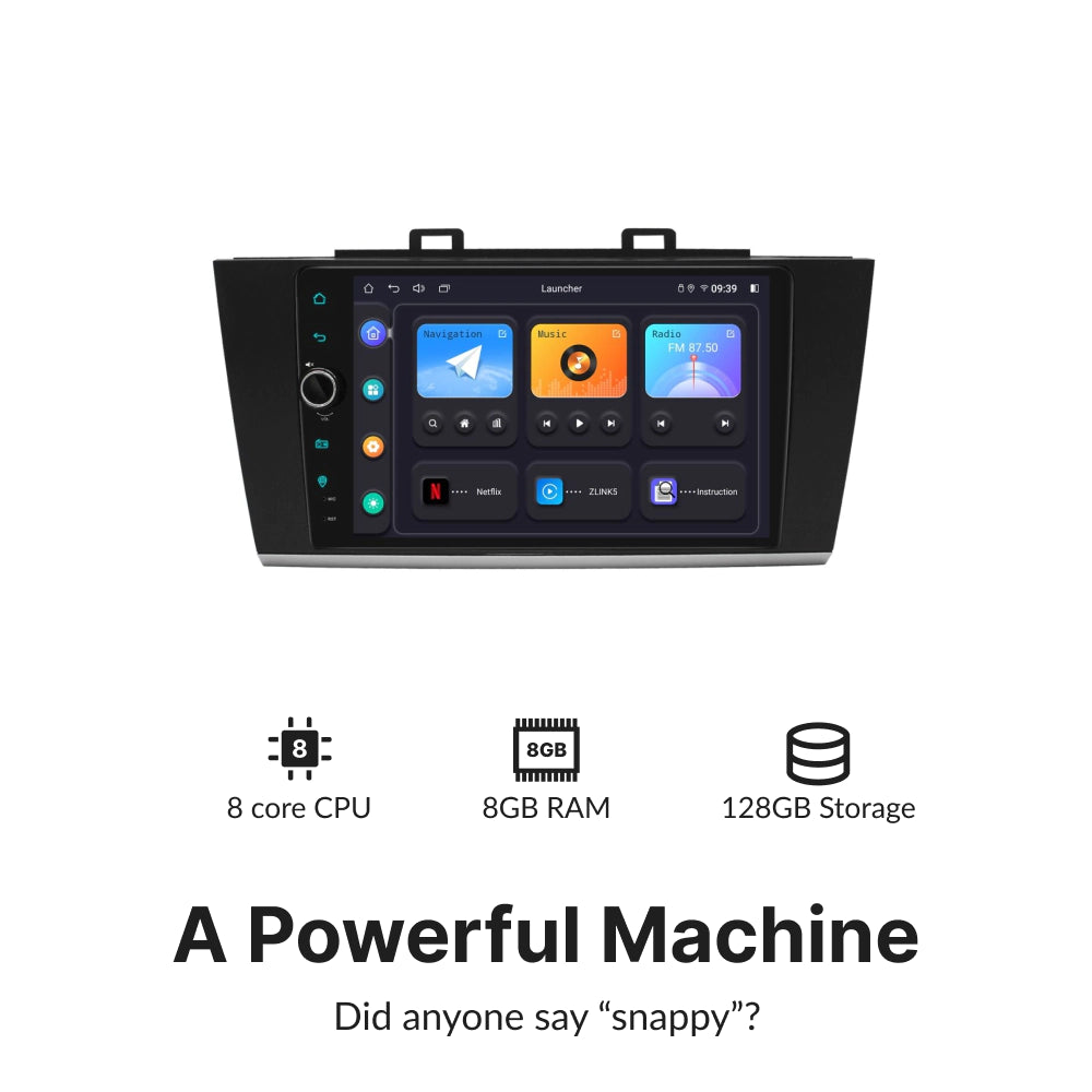 Subaru Outback 2015-2018 — Premium 9” CarPlay & Android Auto Head Unit 2015