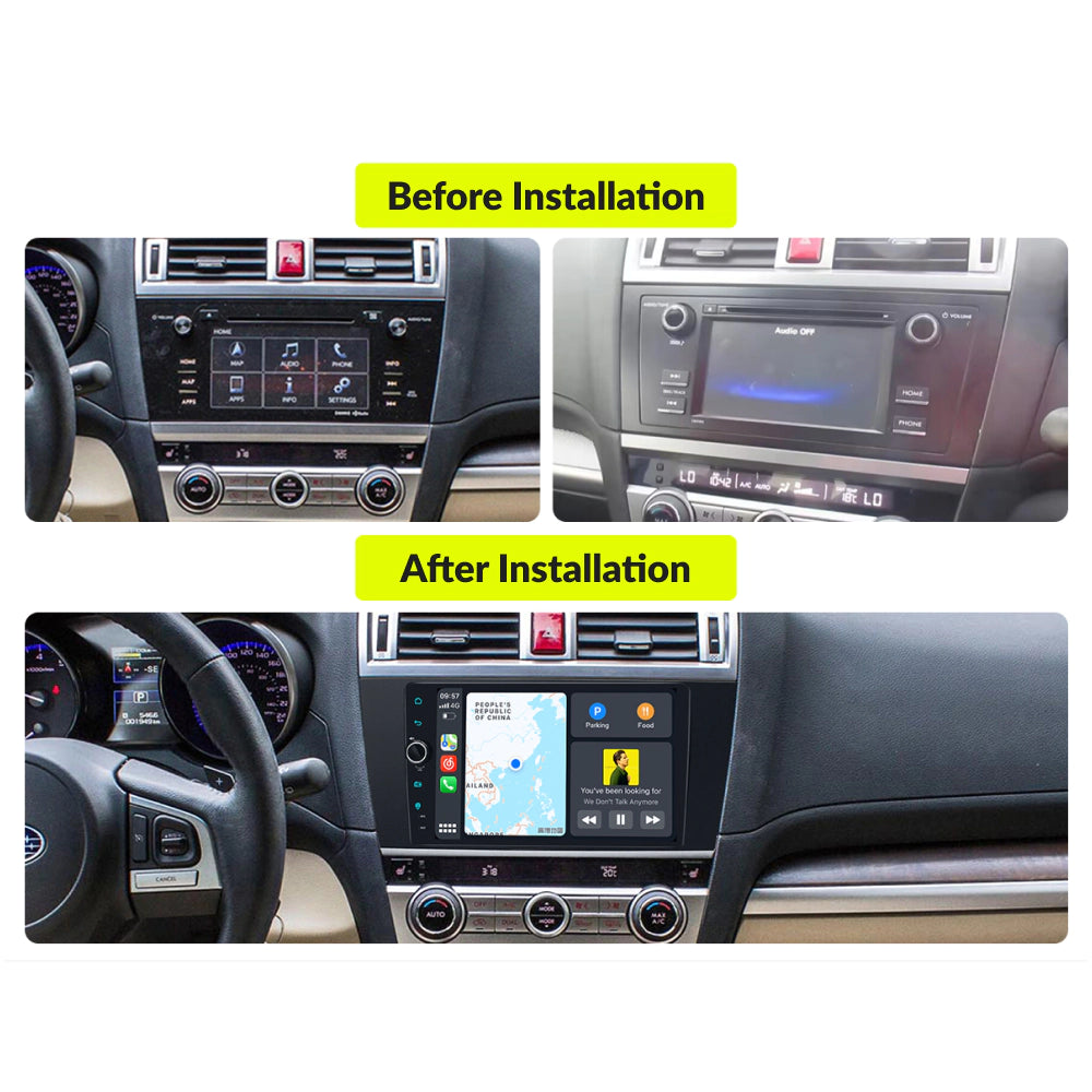 Subaru Outback 2015-2018 | 9” Wireless CarPlay Android Head Unit – Car ...
