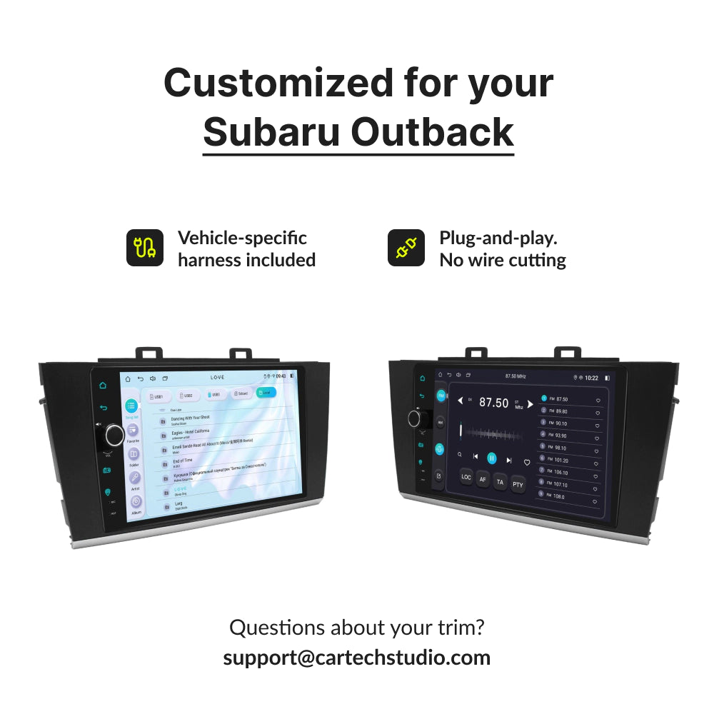 Subaru Outback 2015-2018 — Premium 9” CarPlay & Android Auto Head Unit 2015