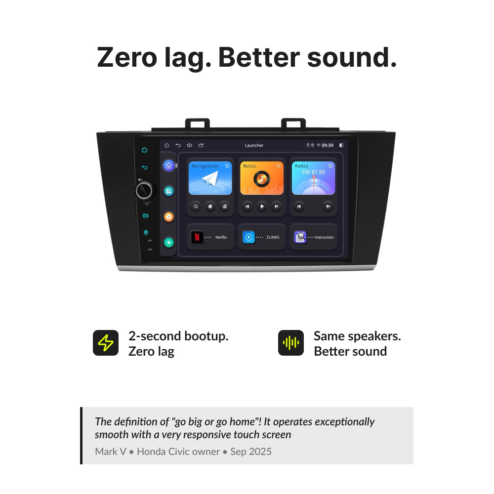 Subaru Outback 2015-2018 — Premium 9” CarPlay & Android Auto Head Unit 2015
