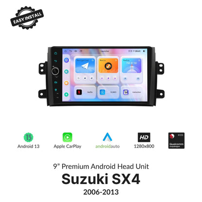 Suzuki SX4 2006-2013 — Premium 9” Carplay & Android Auto Head Unit