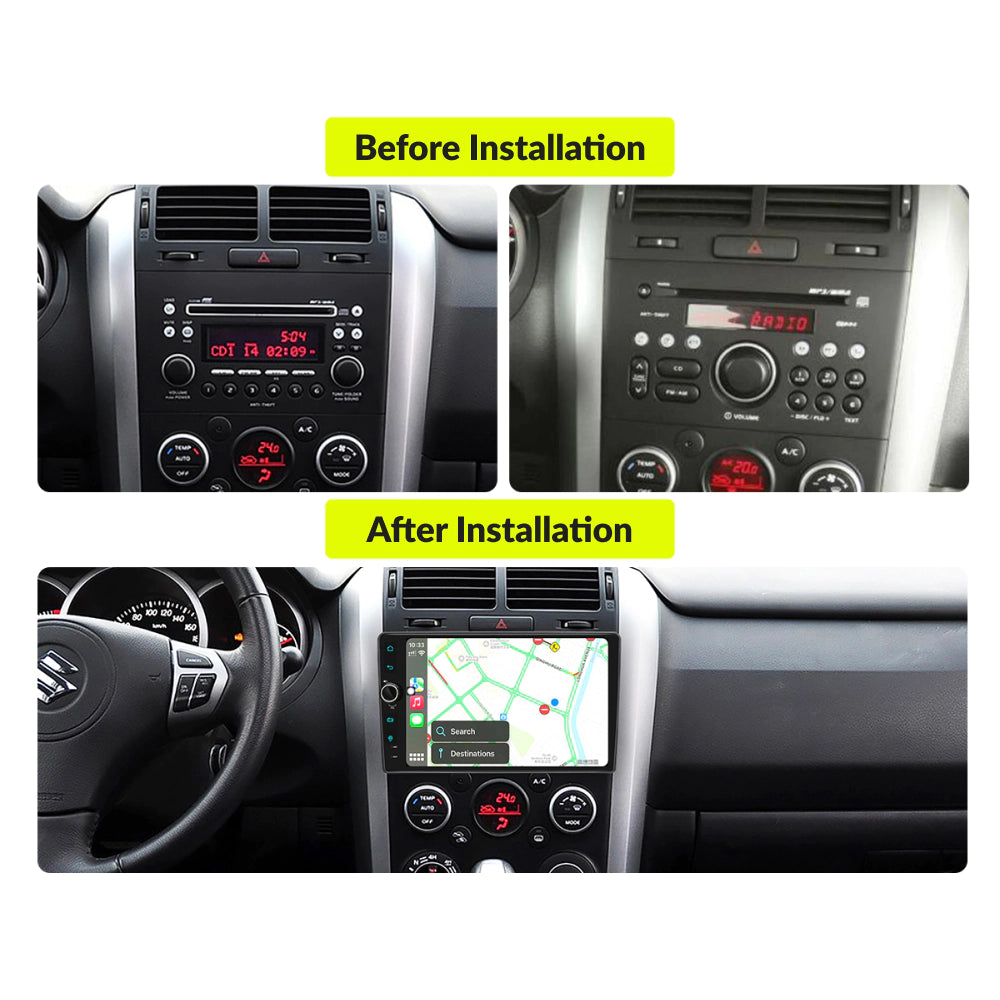 Suzuki Grand Vitara 2005-2023 — Premium 9” CarPlay & Android Auto Head Unit 2005