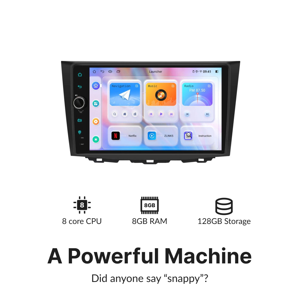 Suzuki Kizashi 2009-2015 | 9” Wireless CarPlay Android Head Unit