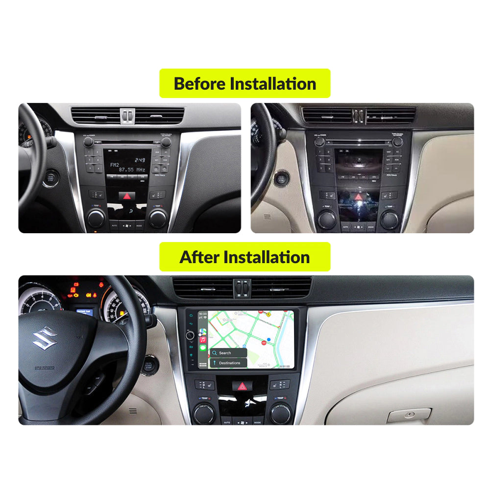 Suzuki Kizashi 2009-2015 | 9” Wireless CarPlay Android Head Unit
