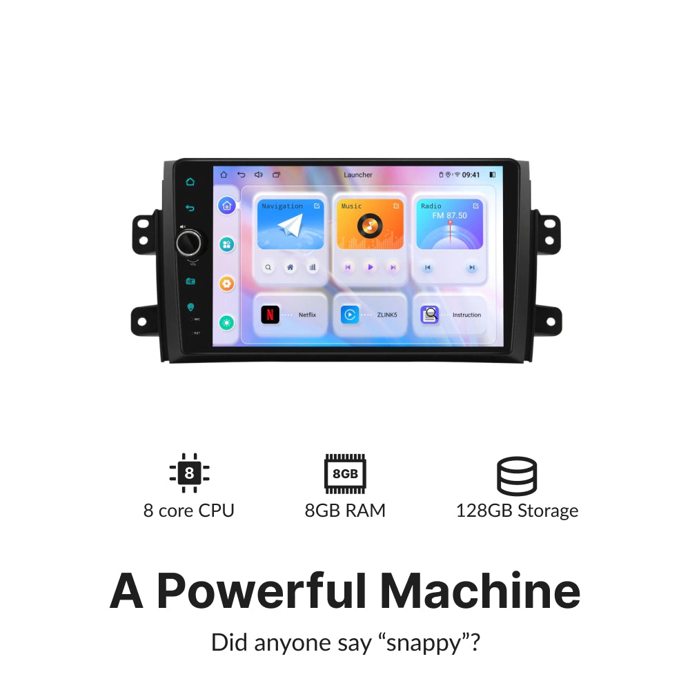 XTRONS 4G LTE 8 Android 14 Autoradio 8-Core 4GB 64GB GPS Navi DSP für Audi A3 e