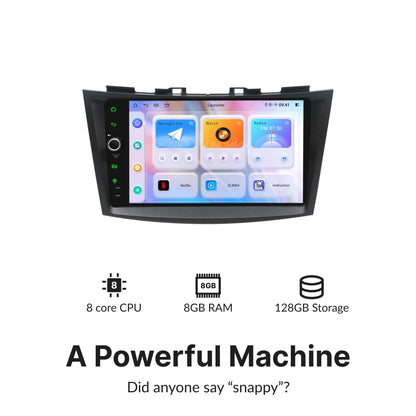 Suzuki Swift 2011-2016 — Premium 9” CarPlay & Android Auto Head Unit 2011