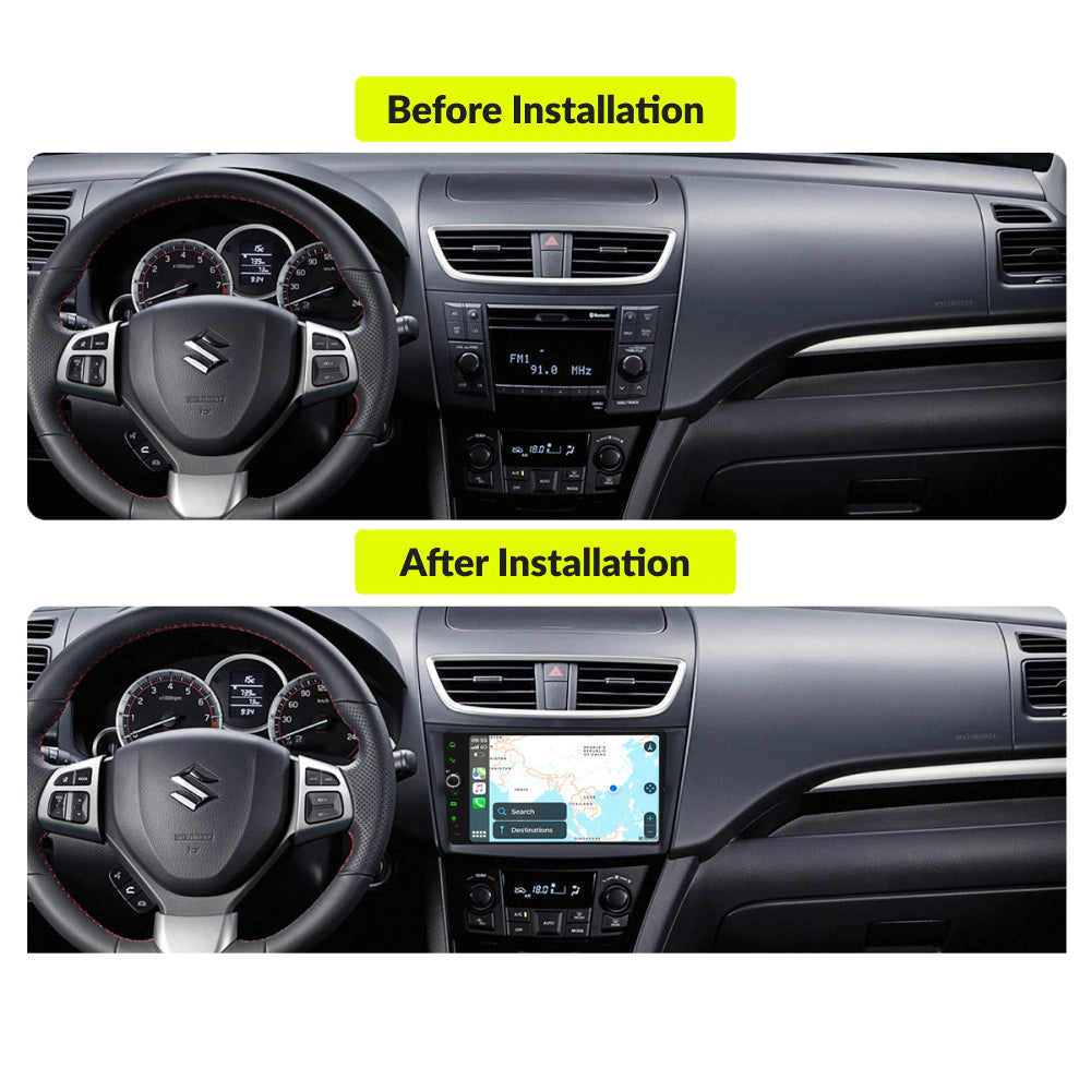 Suzuki Swift 2011-2016 — Premium 9” CarPlay & Android Auto Head Unit 2011