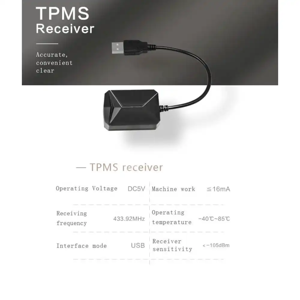 USB TPMS for Android Head Units - Real-Time Monitoring – Car Tech Studio