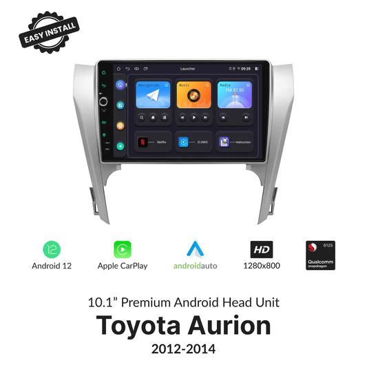 Toyota Aurion 2012-2014 — Premium 10.1” Carplay & Android Auto Head Unit - Car Tech Studio