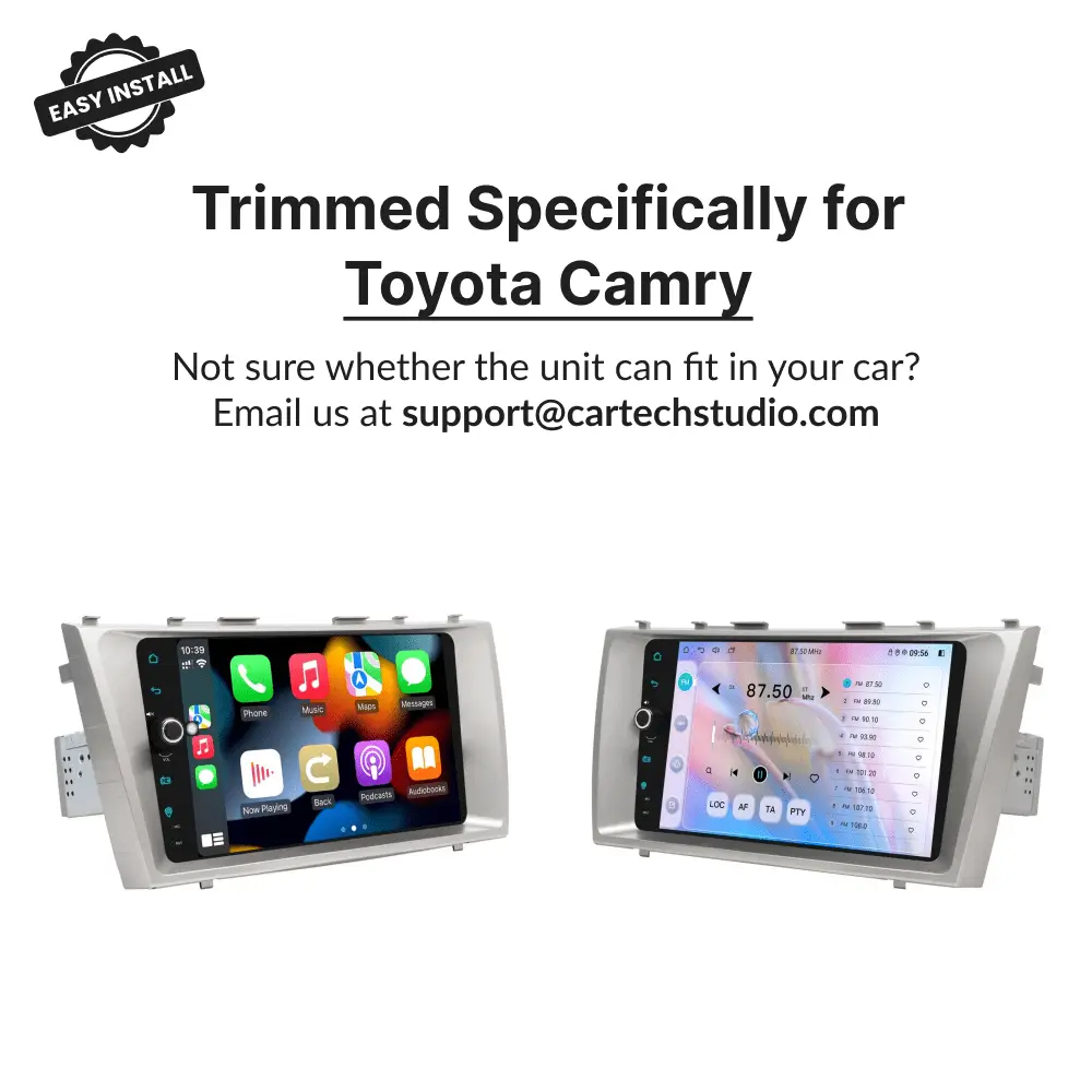 Toyota Camry 2007-2011 — Premium 9” Carplay & Android Auto Head Unit - Car Tech Studio