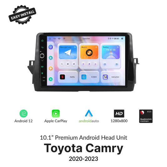 Toyota Camry 2020-2023 — Premium 10.1” Carplay & Android Auto Head Unit - Car Tech Studio