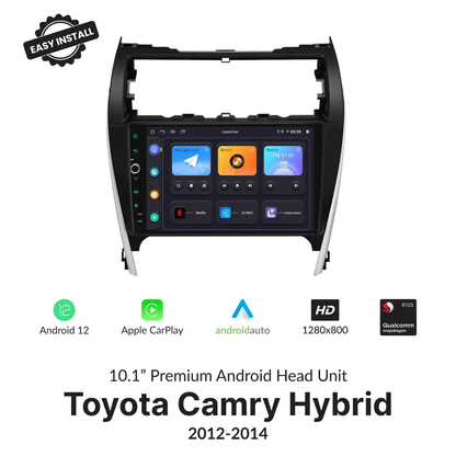 Toyota Camry Hybrid 2012-2014 — Premium 10.1” Carplay & Android Auto Head Unit - Car Tech Studio