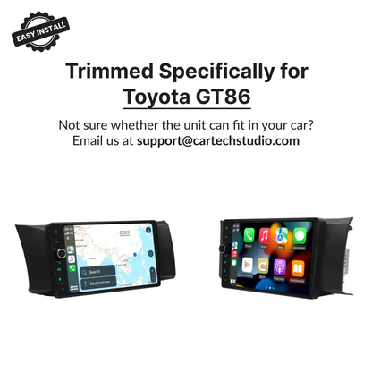 Toyota GT86 2012-2017 — Premium 9” Carplay & Android Auto Head Unit - Car Tech Studio