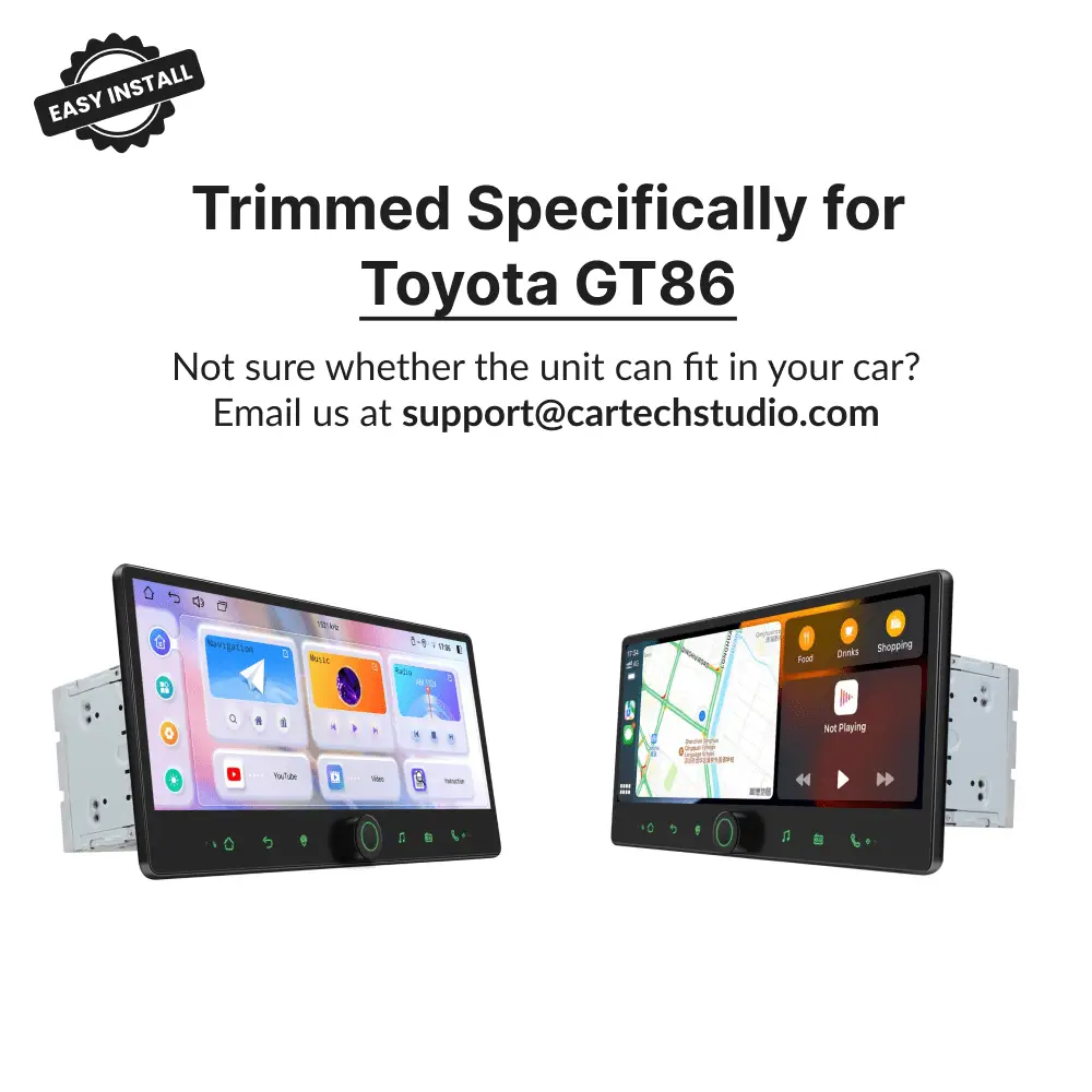 Toyota GT86 2012-2021 — Premium 12.3” Carplay & Android Auto Head Unit - Car Tech Studio
