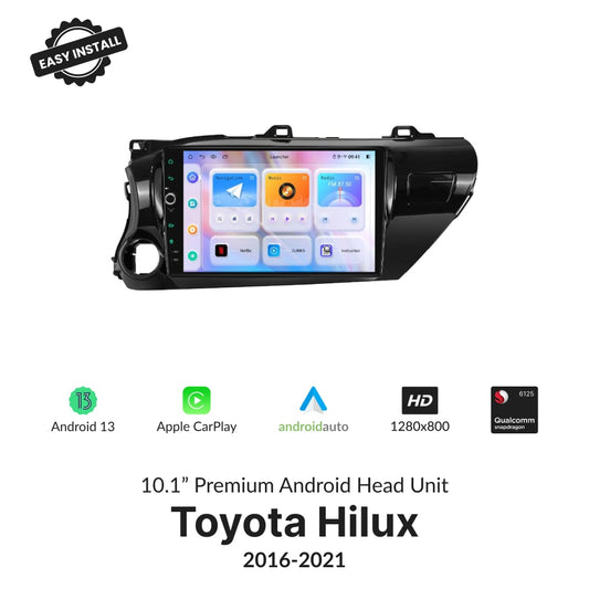 Toyota Hilux 2016-2021 — Premium 10.1” Carplay & Android Auto Head Unit