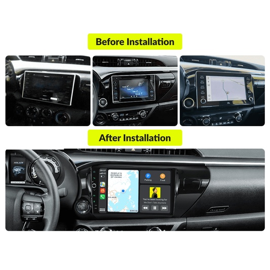 Toyota Hilux 2016-2021 — Premium 10.1” Carplay & Android Auto Head Unit