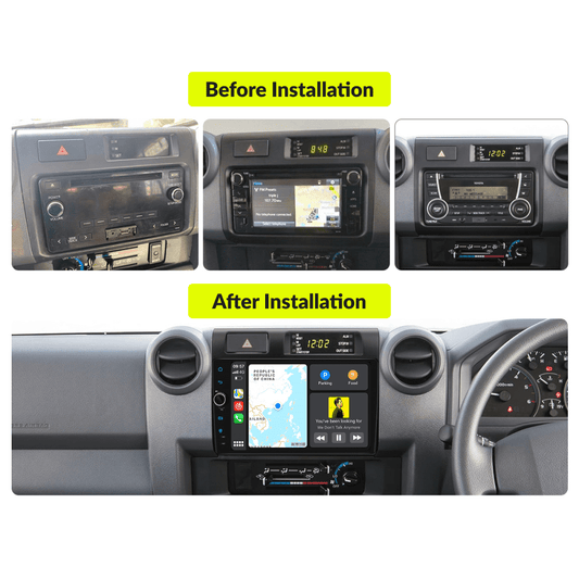 Toyota Land Cruiser 70 76 78 79 Series 2007-2022 — Premium 9” Carplay & Android Auto Head Unit