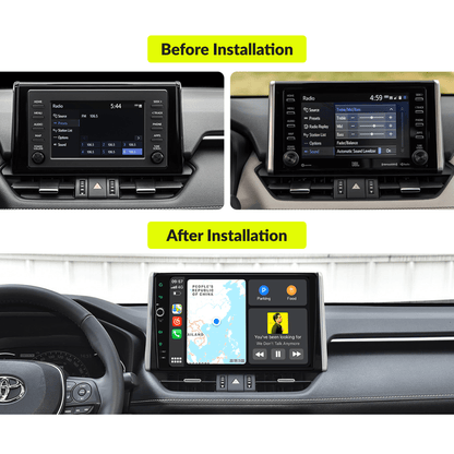 Toyota Rav4 2019-2023 — Premium 10.1” Carplay & Android Auto Head Unit - Car Tech Studio