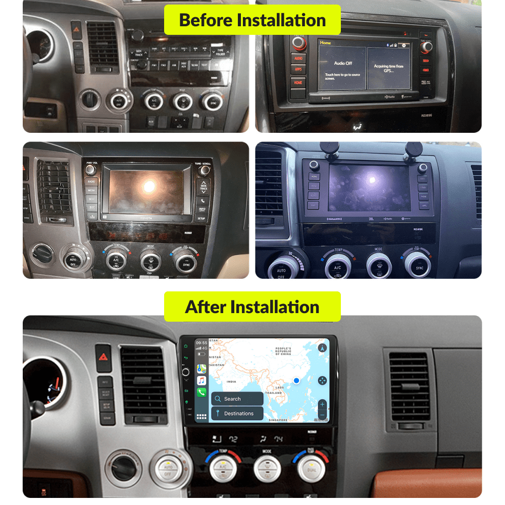Toyota Sequoia 2008-2022 — Premium 10.1” Carplay & Android Auto Head Unit - Car Tech Studio