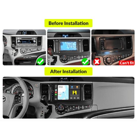 Toyota Sienna 2011-2014 — Premium 9” Carplay & Android Auto Head Unit