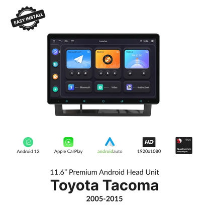 Toyota Tacoma 2005-2015 — Premium 11.6” Carplay & Android Auto Head Unit - Car Tech Studio