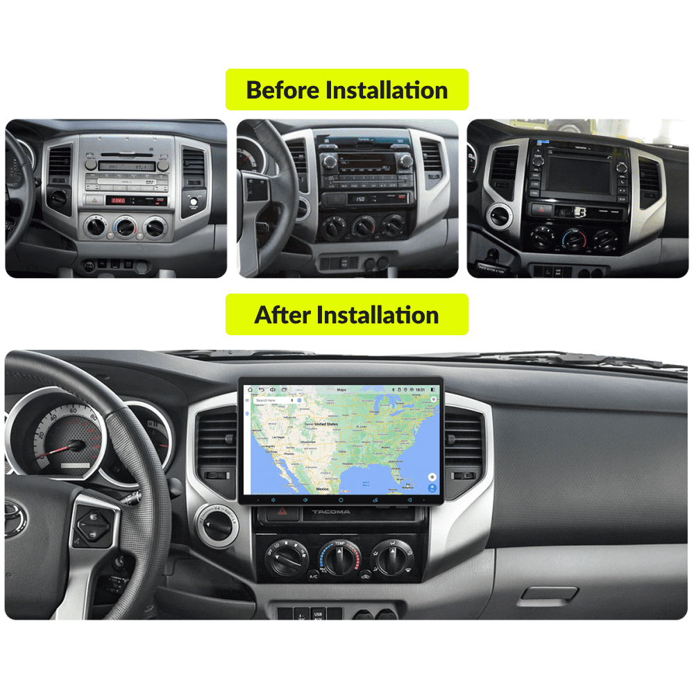 Toyota Tacoma 2005-2015 — Premium 11.6” Carplay & Android Auto Head Unit - Car Tech Studio
