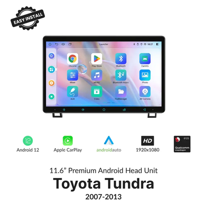 Toyota Tundra 2007-2013 — Premium 11.6” Carplay & Android Auto Head Unit - Car Tech Studio