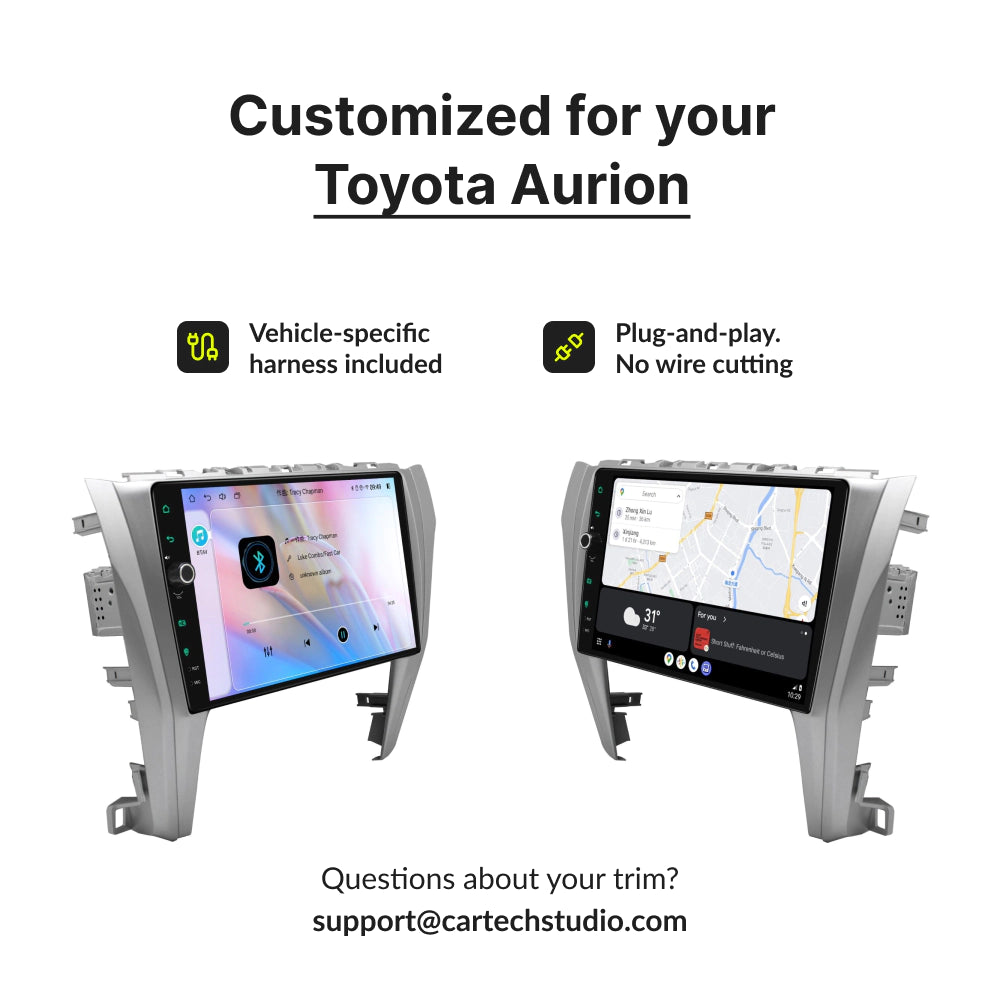 Toyota Aurion 2015-2018 — Premium 10.1” CarPlay & Android Auto Head Unit 2015