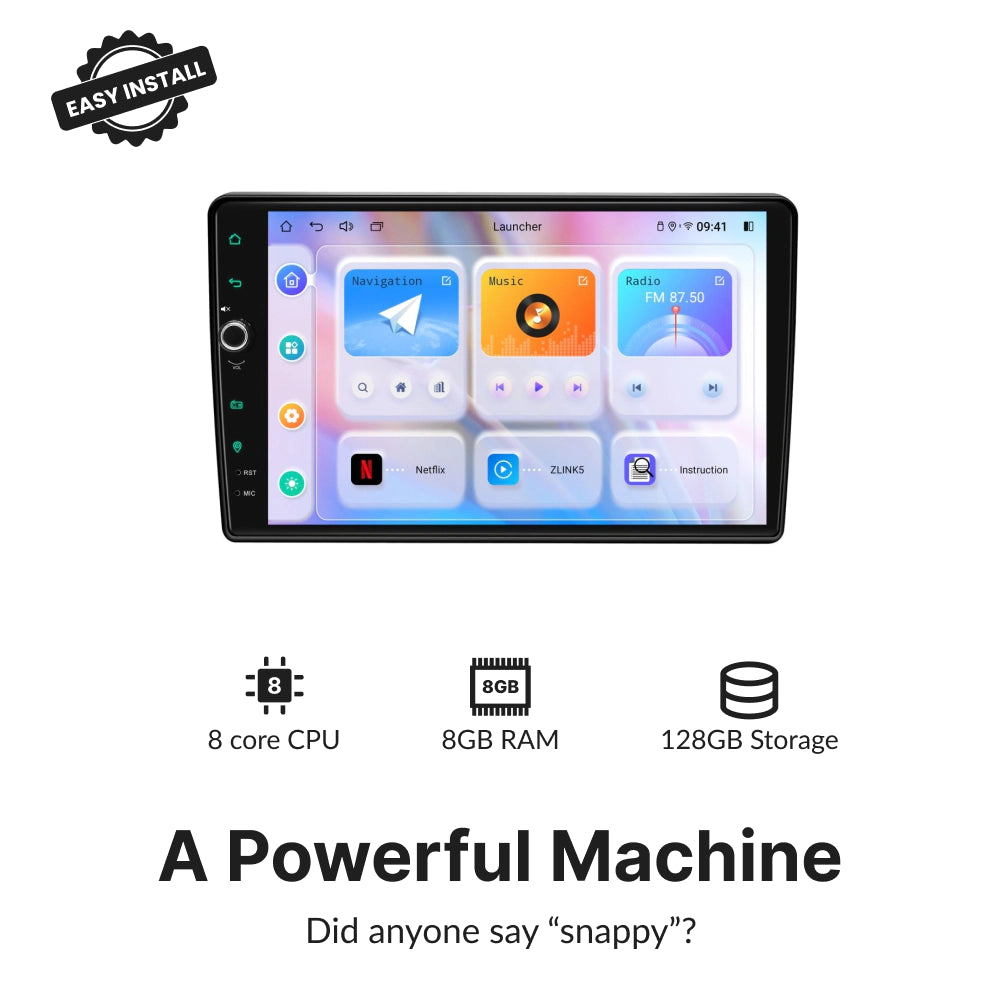 Toyota Auris 2006-2012 — Premium 10.1" CarPlay & Android Auto Head Unit 2006