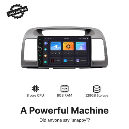 Toyota Camry 2001-2006 — Premium 9” CarPlay & Android Auto Head Unit 2001