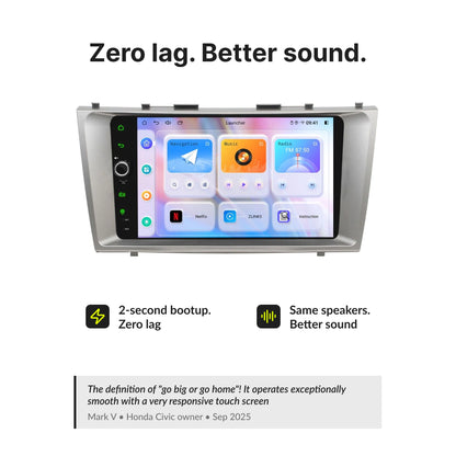 Toyota Camry 2007-2011 — Premium 9” CarPlay & Android Auto Head Unit 2007