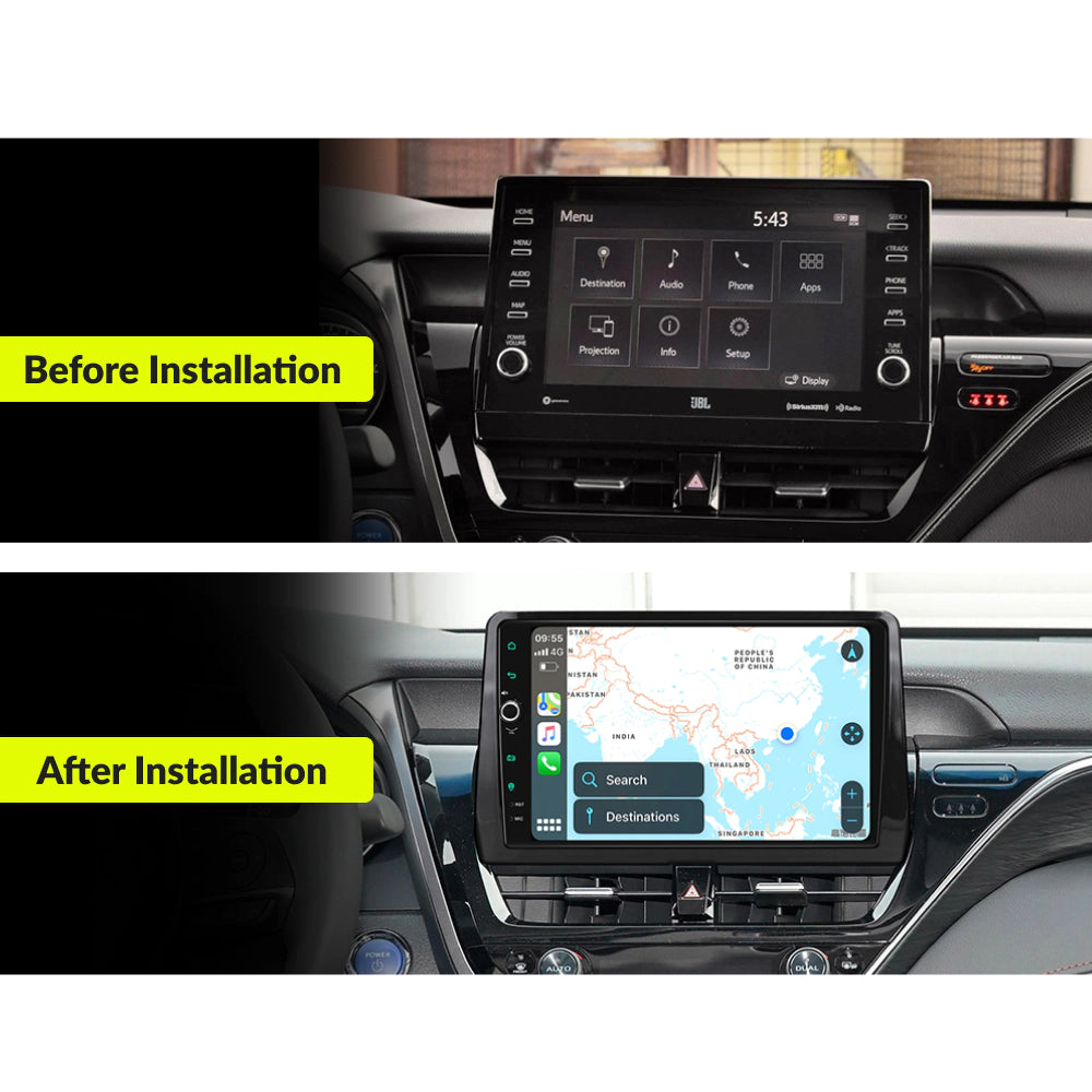 Toyota Camry 2020-2023 — Premium 10.1” CarPlay & Android Auto Head Unit 2020