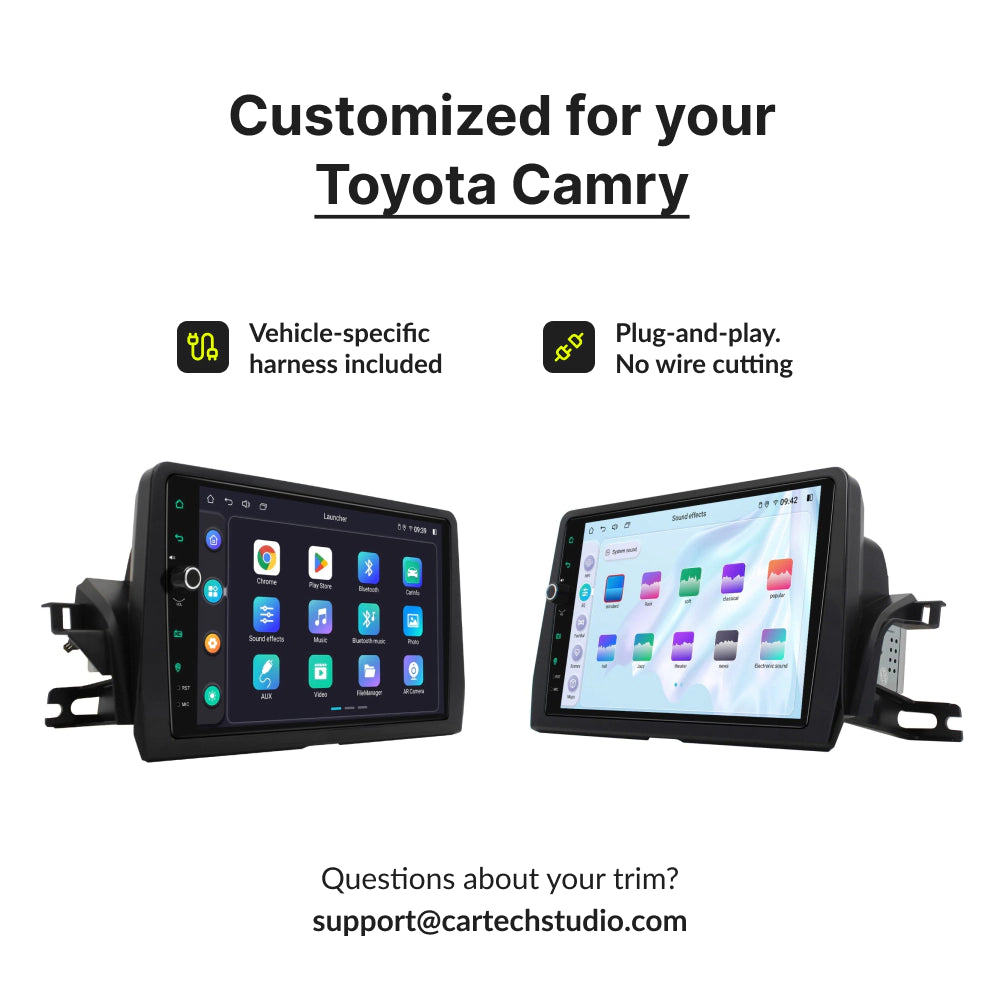 Toyota Camry 2020-2023 — Premium 10.1” CarPlay & Android Auto Head Unit 2020