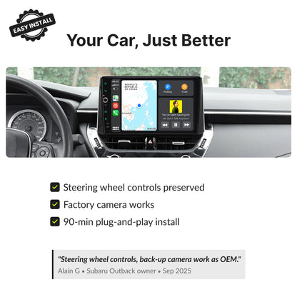 Toyota Corolla 2018-2023 — Premium 10.1” CarPlay & Android Auto Head Unit 2018